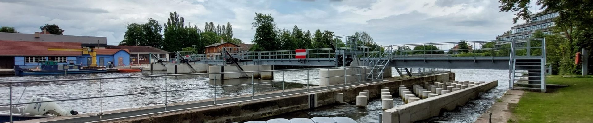 VNF a inauguré son nouveau barrage automatisé à la Robertsau